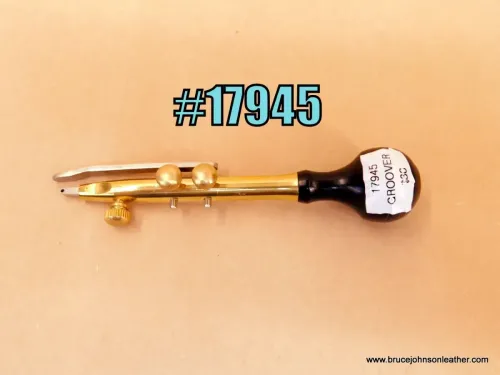 SOLD – 17945 – unknown maker stitch groover, large size tip – $30.00.