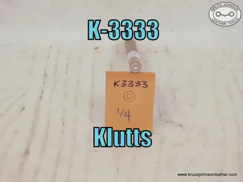 SOLD - K-3333 – Klutts 1-4 inch small flower center or Birdseye backgrounder – $40.00.