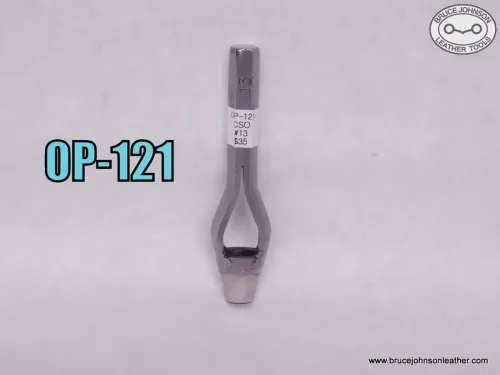 SOLD - OP-121 – refurbished CS Osborne #13 oval punch – $35.00.