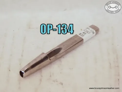 SOLD - OP-134 – CS Osborne #8 oval punch, 9-32 X 3-16 inch – $35.00.
