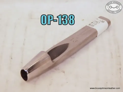 SOLD - OP-138 – CS Osborne #13 oval punch, 1-2 X 5-16 inch – $35.00.