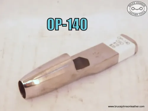 SOLD - OP-140 – refurbished CS Osborne #16 oval punch, 5-8 X 3-8 inch – $35.00.