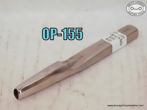 SOLD – OP-155 – Beck and Hickman #26 oval punch, 3-8 X 1-4 inch – $35.00.