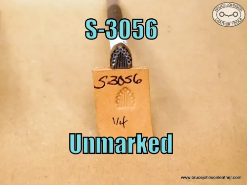 SOLD – S-3056 – McMillen marked border stamp, 1-4 inch at base – $65.00.
