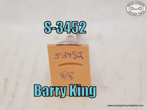SOLD – S-3452 – Barry King Lined vein stamp, 5-8 inch wide – $30.00.