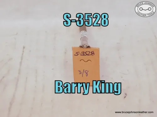 SOLD – S-3528 – Barry King scallop cutter, 3-8 inch – $25.00.