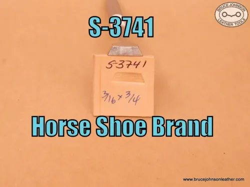 SOLD - S-3741 – Horse Shoe Brand Tools leaf liner - crosshatched ends, 3-16 X 3-4 – $65.00.