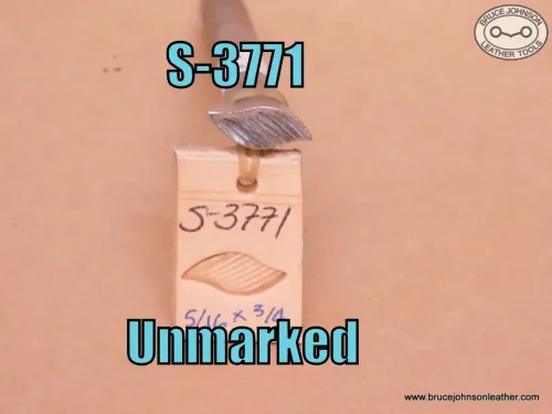 SOLD - S-3771 – Unmarked rope stamp, 5-16 X 3-4 inch – $60.00.