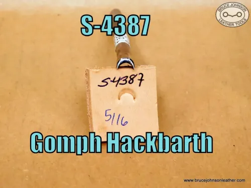 SOLD – S-4387 – Gomph Hackbarth crowner, 5-16 inch wide – $30.00