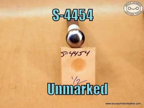 SOLD – S-4454 – unmarked round shader, 1-2 inch – $20.00.