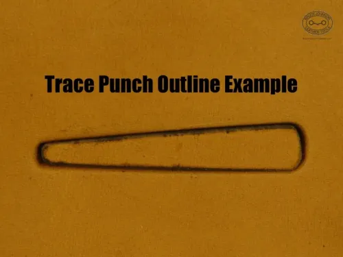 trace punch outline example.