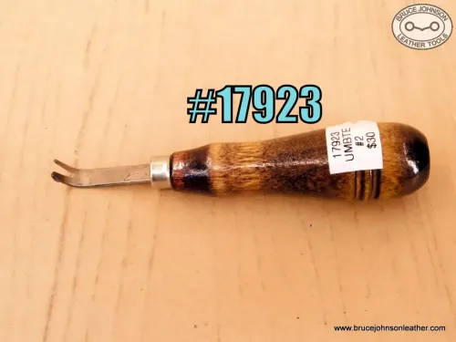 SOLD - 17923 – unmarked #2 bent/western edger – $30.00.