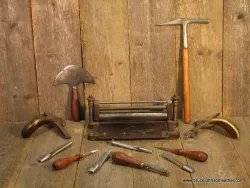 William Dodd leather tools