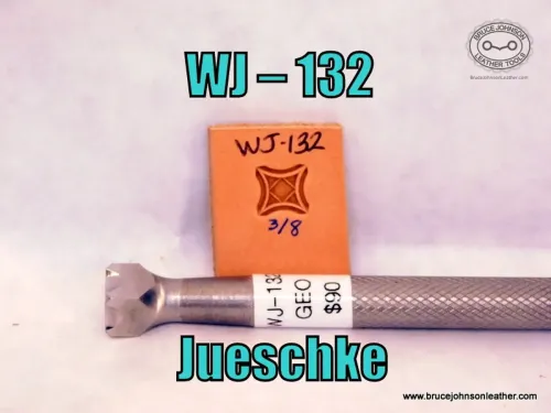 WJ-132 – Jueschke 3-8 geometric block stamp – $90.00.