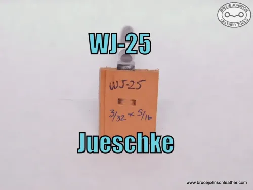 WJ-25 – Jueschke braid stamp, 3-32 x 5-16 inch - $50.00