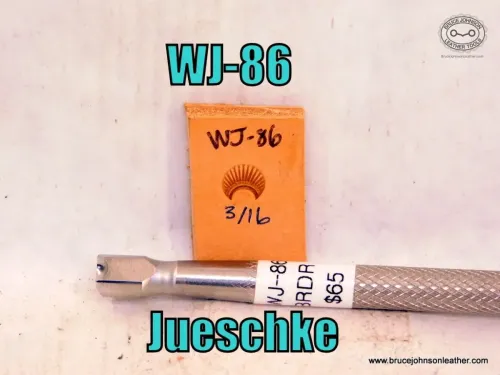 WJ-86 – Jueschke border stamp, 3-16 inch wide at base – $65.00.