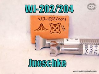 WJ-202/204 – Jueschke geometric block stamp, 1-2 inch set – set price $240.00