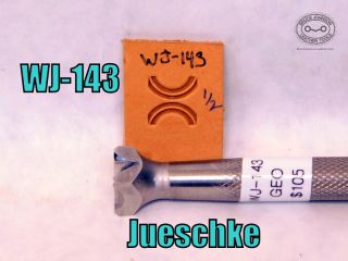 WJ-143 - Wayne Jueschke geometric stamp, 1-2 inch - $105.00