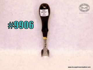 9906 – Gomph wood handle round end strap punch 3-4 inch – $125.00