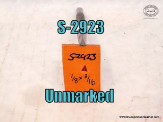 S-2923 – unmarked pyramid border stamp, 1/8X 3/16 inch – $35.00.
