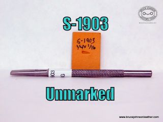 S-1903 – unmarked checkered backgrounder, 1-4X 1-16 inch – $20.00