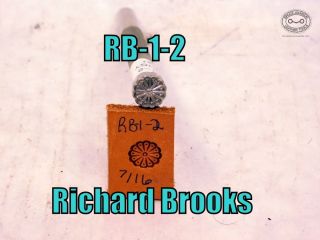 RB-1-2 – Richard Brooks Daisy stamp, 7-16 inch – $43.00