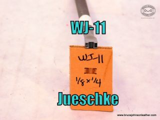 WJ-11 – Jueschke lined center basket stamp, 1/8X 1/4 inch – $55.00.
