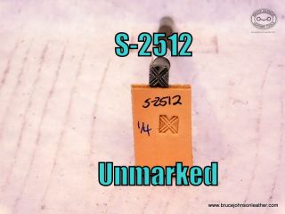 S-2512 – unmarked geometric stamp 1-4 inch – $65.00.
