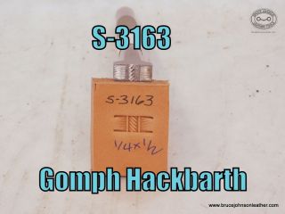 S-3163 – Gomph Hackbarth basket stamp, 1-4X 1-2 inch – $50.00