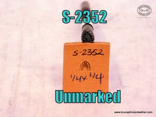 S-2352 – unmarked border stamp, 1/4 inch base – $65.00