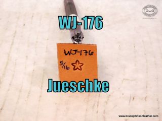 WJ-176 – Jueschke star stamp, 5/16 inch tall – $70.00
