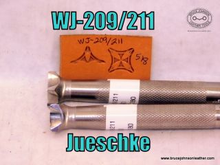 WJ – 209/211 – Jueschke geometric stamps set, 5-8 inch – $280.00.