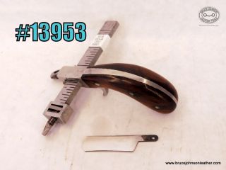 13953 - CS Osborne wood handle draw gauge - $125.00.