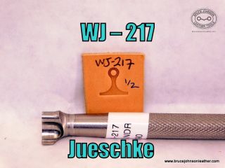 WJ-217 – Jueschke meander stamp with flower center tip, 1-2 inch – $90.00.