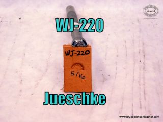 WJ-220 - Jueschke border or half flower center stamp, 5-16 inch wide -  $80.00.