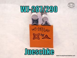 WJ-287/290 - Jueschke block geometric stamp set, 3/8 inch - $180.00.