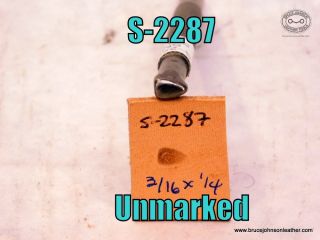 S-2287 – unmarked smooth shader 3/16 X 1/4 inch – $20.00