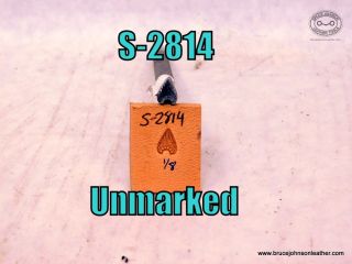 S-2814 – unmarked border stamp 1-8 inch wide at base – $40.00.