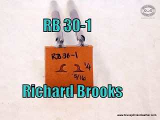 RB30-1 - Richard Brooks wave meander, set of right and left – 5-16 wide at base X 1-4 inch tall – set price $64.00.