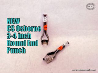 CS Osborne new 3/4 round end punch – $60.00 – in stock