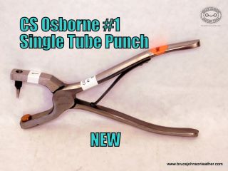 CS Osborne new #1 single tube punch, sharpened and ready to go – $80.00 – in stock