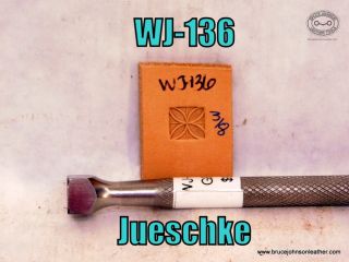 WJ-136 – Wayne Jueschke geometric stamp, 3-8 inch – $90.00