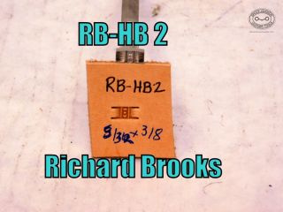 RB-HB 2 – Richard Brooks hearts and dot center basket stamp, 5-32 X 3-8 inch – $53.00