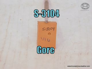 SOLD -S-3104 – Gore 1/16 inch lined seeder stamp – $45.00.