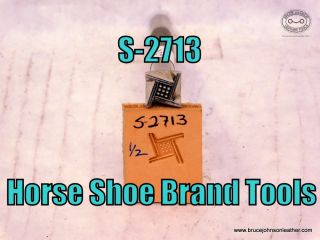 S-2713 – Horse Shoe Brand Tools Association stamp 1-2 inch – $50.00