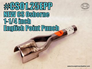 CSO1.25 EPP - New CS Osborne 1-1/4 inch English point punch - $75.00 - SEVERAL IN STOCK