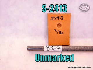 S-2413 – dot flare stamp, 3-16 inch – $30.00
