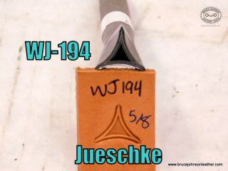 WJ-194 – Jueschke 5/8 inch geometric triangular stamp – $115.00