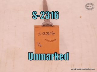S-2316 – unmarked 1-2 inch line and scalloped veiner – $20.00.