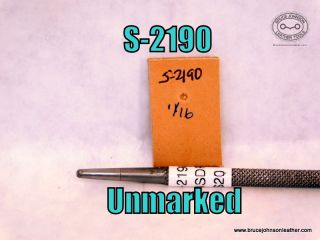 S-2190 – unmarked lined seed stamp 1-16 inch – $20.00.
